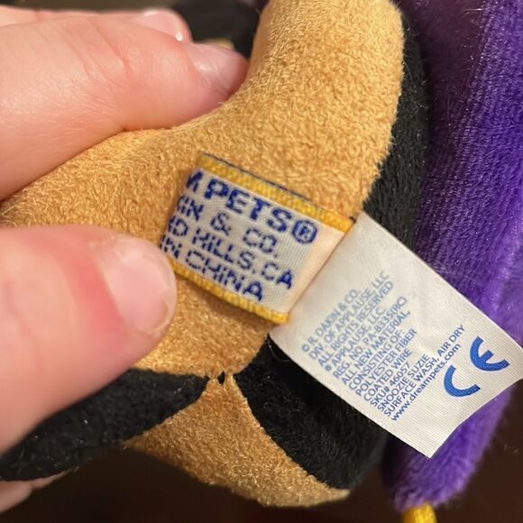 Dakin Dream Pet- Snoozie Suzie 5.5" - Resting On Purple Pillow Excellent Condit… - Picture 9 of 9